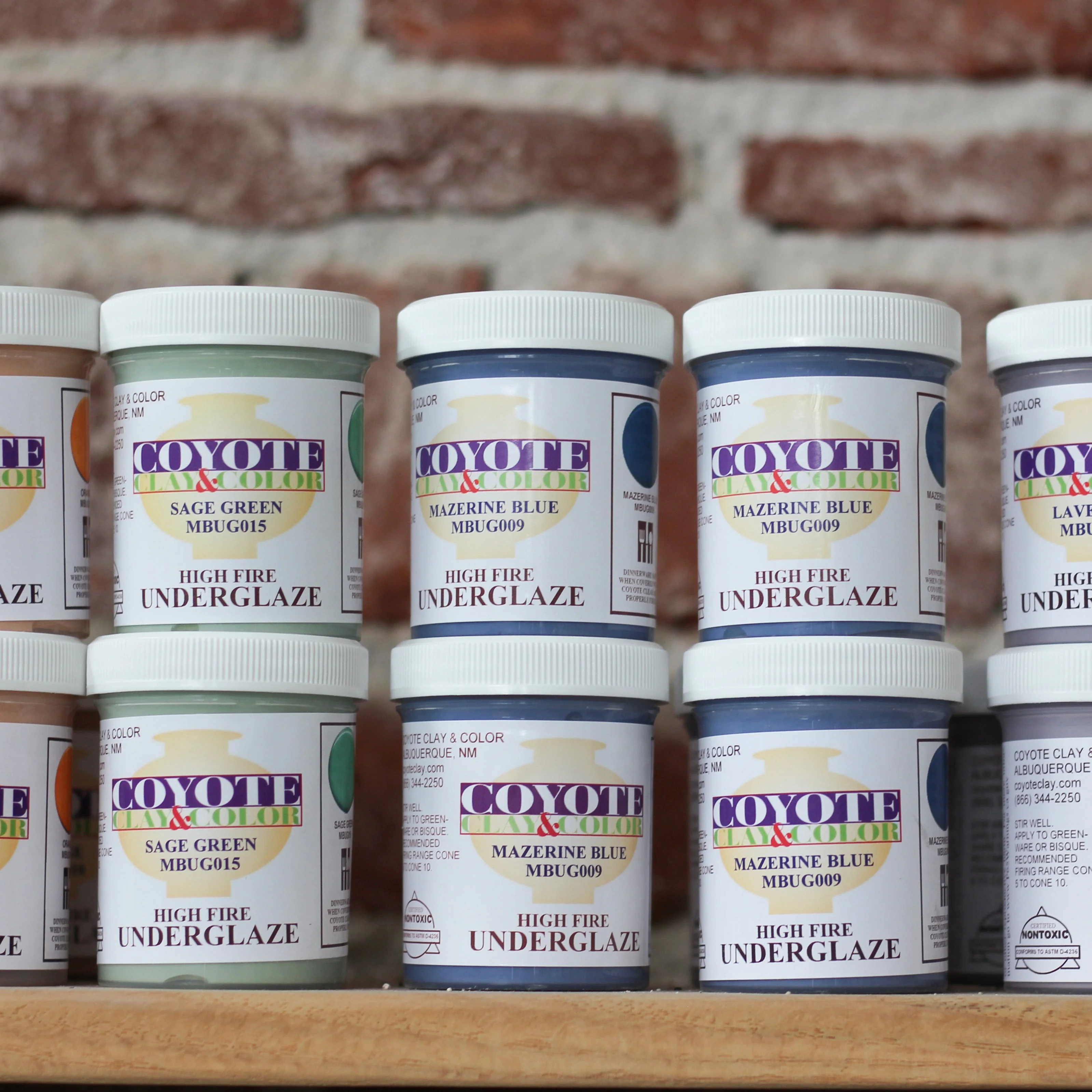 Coyote Underglazes - 4 oz. Sizes-Sherman