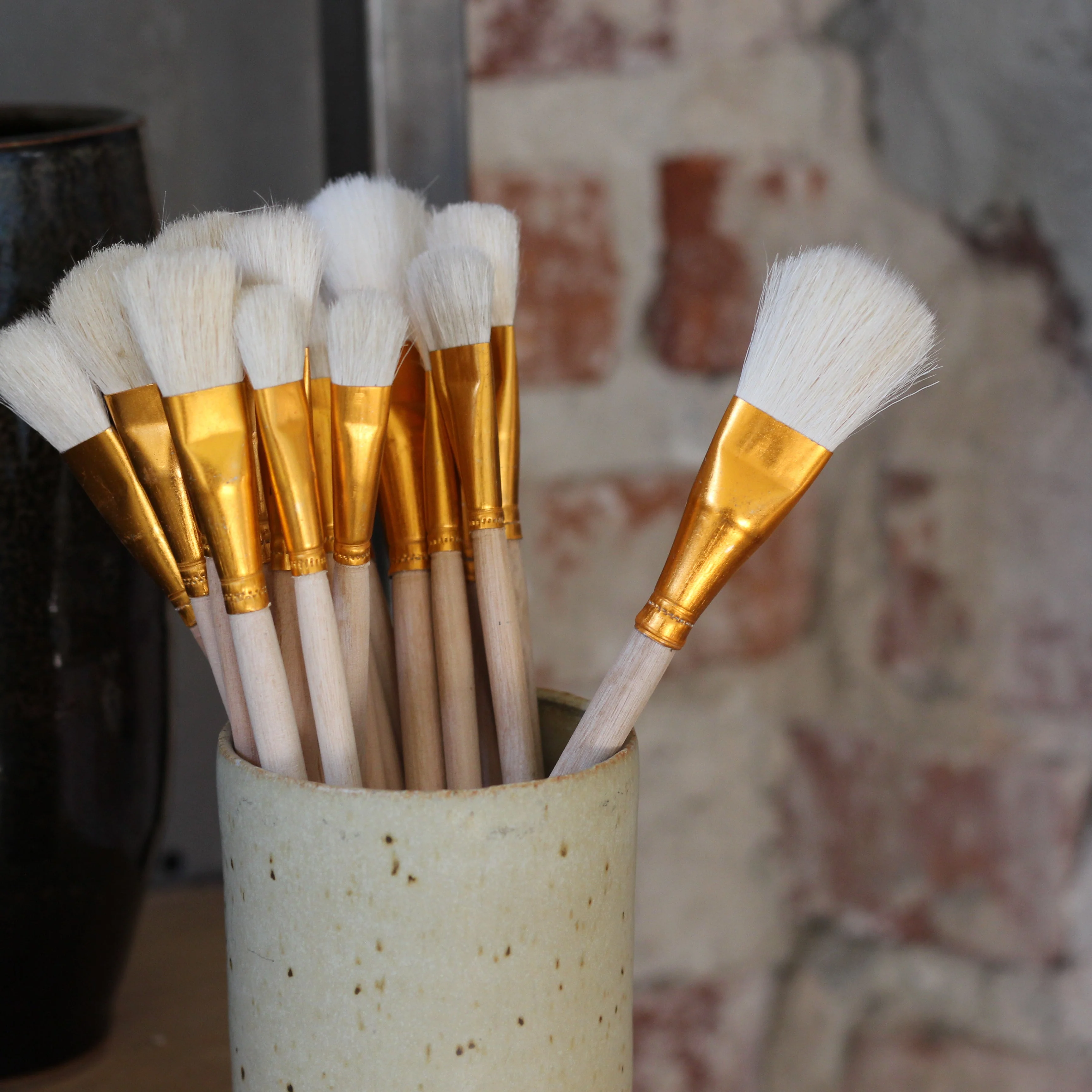 Small Mop Goat Hair Brush-Costa Mesa