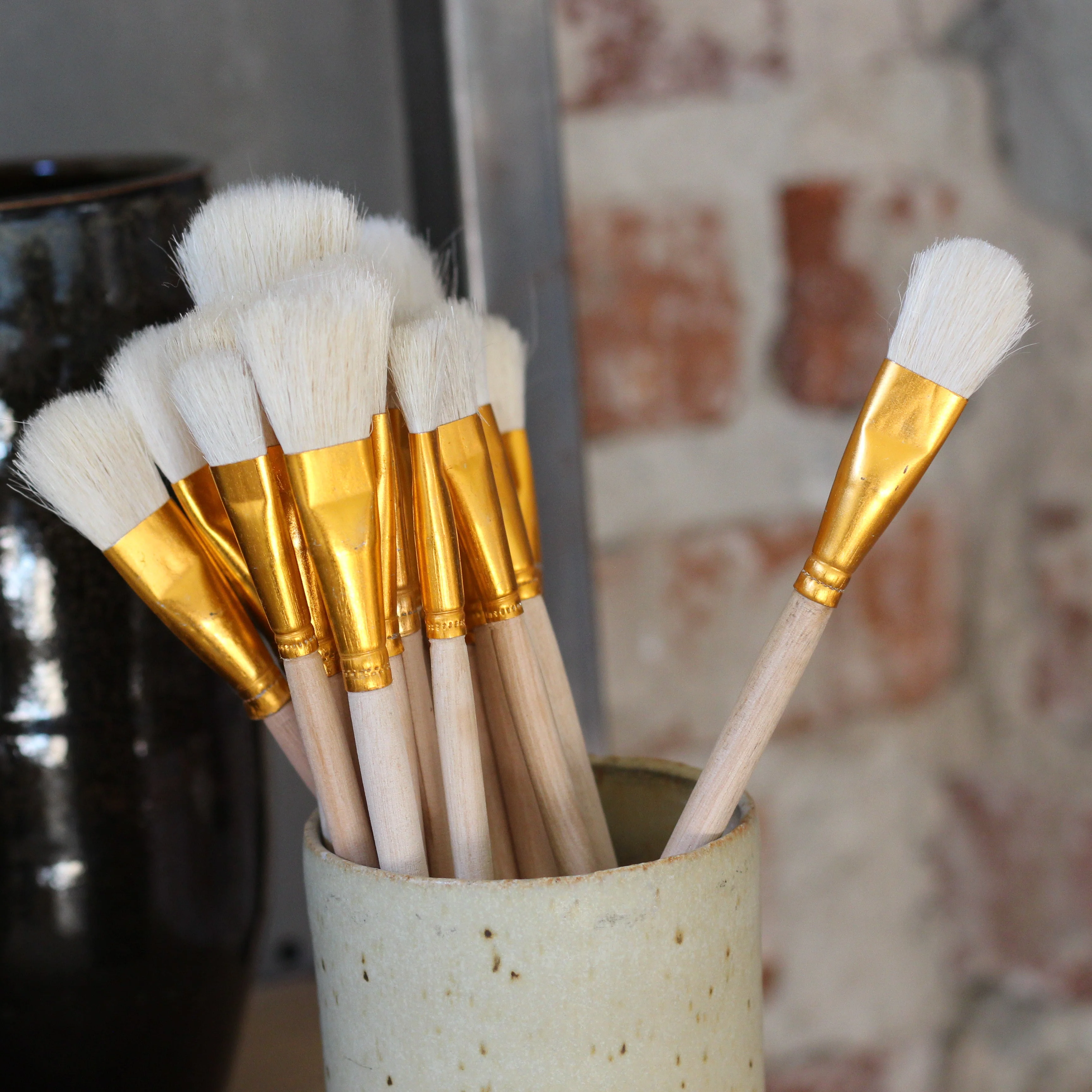 Small Mop Goat Hair Brush-Sherman - Image 2