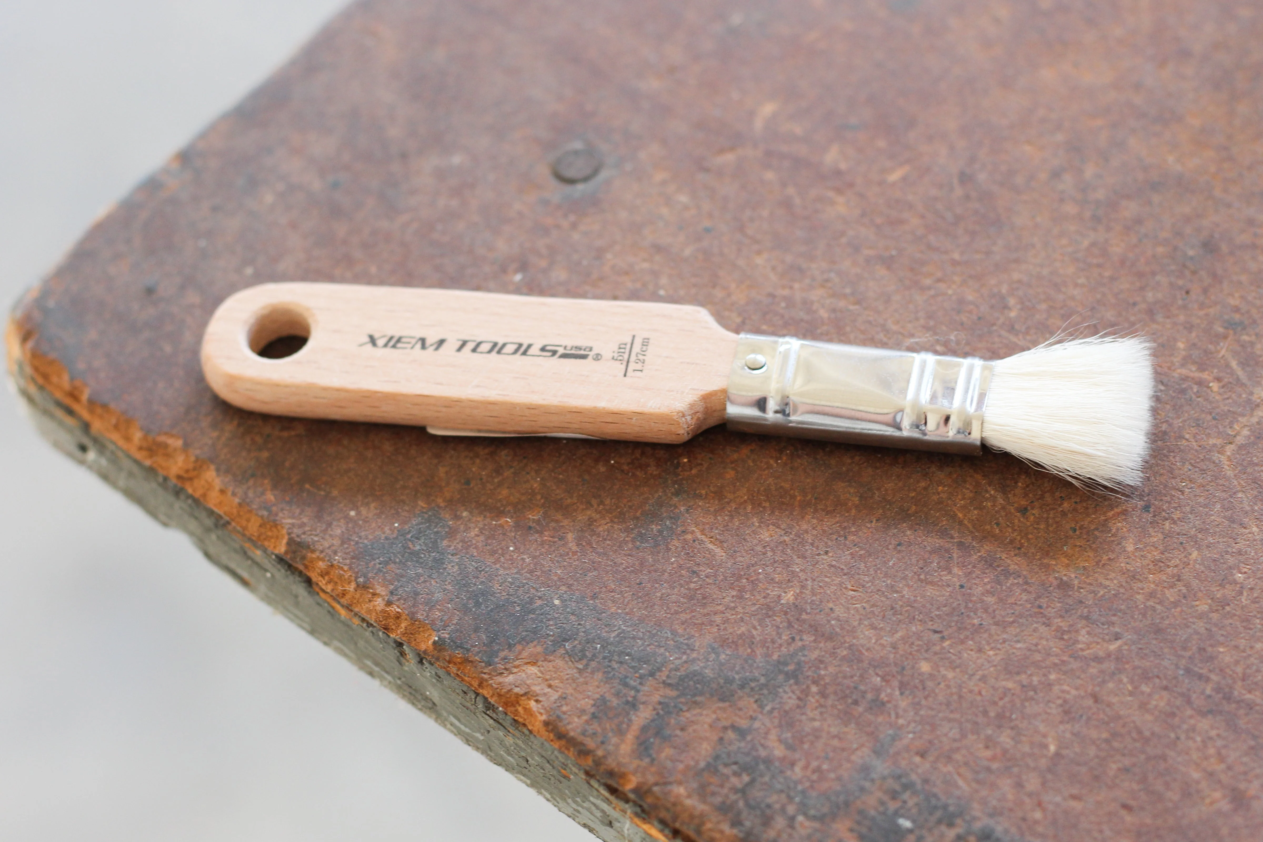 Xiem .5" Short Cut Glaze Brush - Cypress/Los Angeles