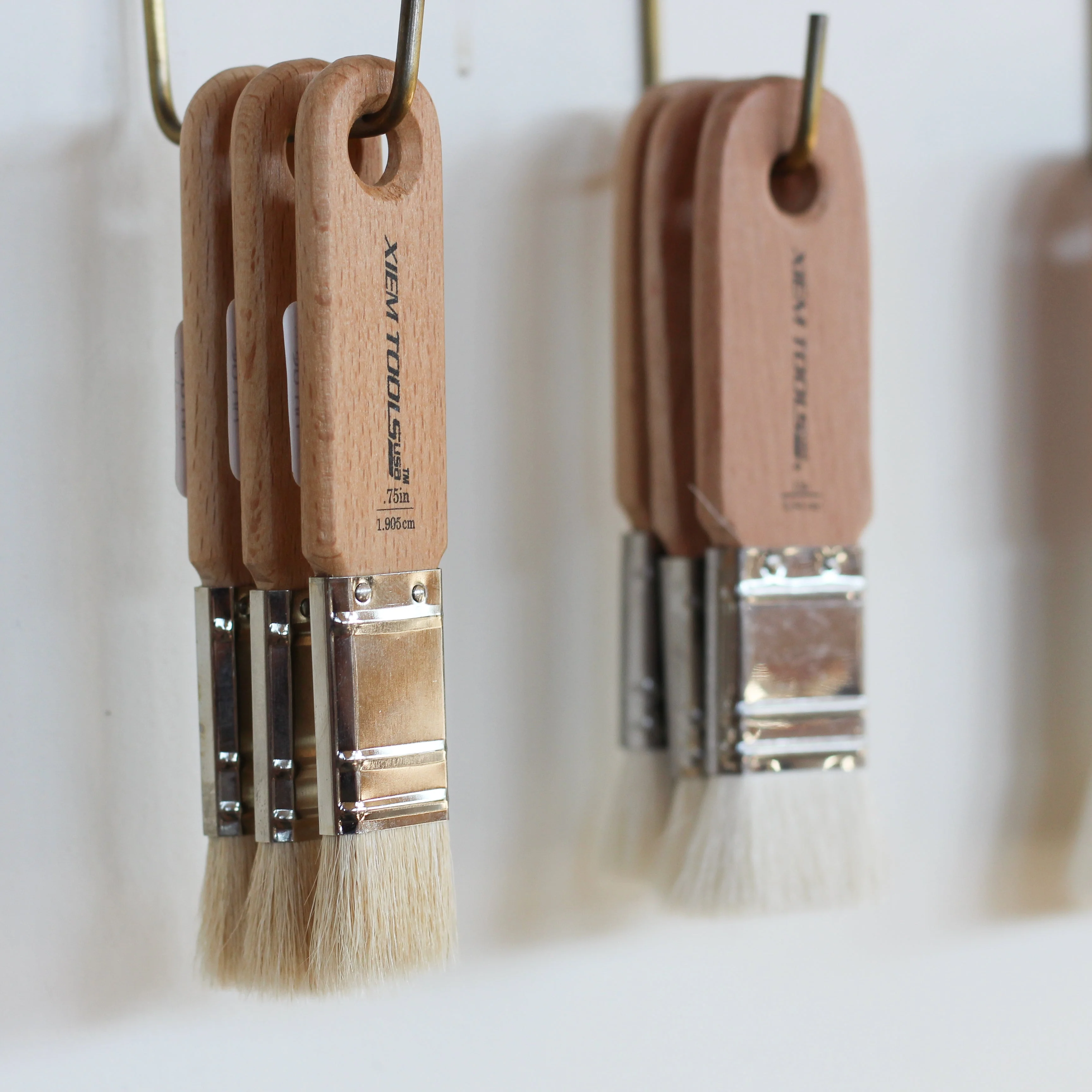 Xiem .75" Short Cut Glaze Brush-Sherman